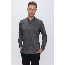 Efor Gk 661 Slim Fit Siyah Klasik Gömlek Siyah Efor Gk 661 Slim Fit Siyah Klasik Gömlek Siyah
