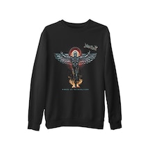 Judas Priest - Angel Siyah Erkek Kalın Sweatshirt Judas Priest - Angel Siyah Erkek Kalın Sweatshirt