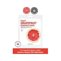Lebelage Greyfurt Özü İçeren Aydınlatıcı, Nemlendirici Kağıt Maske Lebelage Fruit Grapefruit Mask