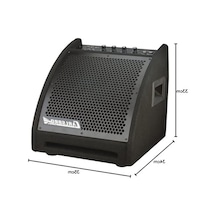 Bluetooth 10" Davul Monitör Amfisi, 30w Güç