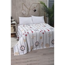Marine Çift Kişilik Pike Yatak Örtüsü 200 X 230 Açik Gri