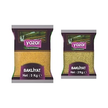 Yazar Pilavlık Bulgur 5 KG + Yeşil Mercimek 2 KG