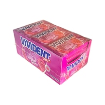 Vivident Cüzdan Sakız 45 Dakika Ahududu Aromalı 18 x 26 G