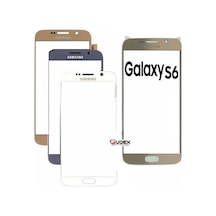 Samsung Uyumlu S6 (Sm-G920F) Dokunmatik Okalı Ön Cam Lens  Kalite
