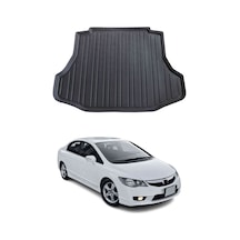 Honda Civic Sedan 2007-2011 Arası Uyumlu Araca Özel Kauçuk Tpe Bagaj Havuzu Siyah