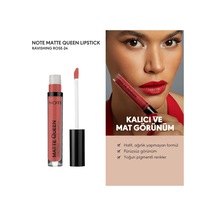 Cosmetics Matte Queen Lipstick 24 Ravishing Rose Kalıcı Likit Ruj, Nude Çok Renkli