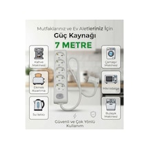 Vikomulti-let 5 Li 1-15 Metre Arası Anahtarli Çocuk Korumali 3x2.5 % Yüz Tam Bakır Ttr Kablolu Uzatma Seyyar Markanin Özel Üretimi Orijinal Tse Fişli Bakir Kablolu 7 Metre - 894357203 7 Metre - 894357203 15 M Ve Üzeri