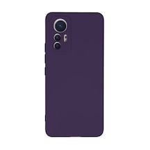 Mi 12 Lite Kılıf Nano İçi Kadife Silikon - Mor İtdark33259