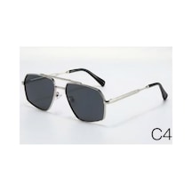 Erkek Polarize Korumalı Güneş Gözlüğü Siyah-gümüş - 719748624 Gümüş
