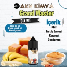 Grand Master Five Pawns Dıy Kit Muz Fıstık Ezmesi Karamel Gıda Aroması %20 Oranda Aroma İçerir Hazır Değildir 30 Ml