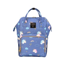 Sunveno Unicorn Blue Bebek Bezi Çantası, Geniş Ve Şık Tasarım Çok Renkli