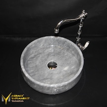 Gri Mermer Armut Tasarım Lavabo