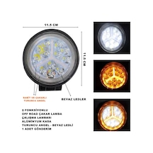 Off Road LED Turuncu Çakar Angel - Beyaz Led 5 Fonksiyonlu 1 ADET