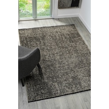 Antik Vizon Halı Yıkanabilir Kaymaz Taban Şönil Kilim Dokuma Pamuk Taban Kilim 10112a Vizon