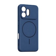 Huawei Honor 600 Mika Pc Magsafe Kapak - Mavi Standart