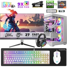 Xaser Star X540 R7-7800X3D 16 GB 1 TB SSD 16 GB RTX5060Tİ 27" Dos NVME Masaüstü Oyuncu Bilgisayarı