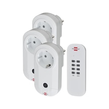 Comfort Line Uzaktan Kumandalı 3 Adet Tekli Priz 0