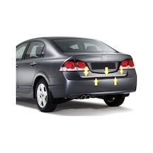 Ebal Otomotiv Honda Civic Krom Alt Bagaj Çıtası 2007-2012 P. Çelik