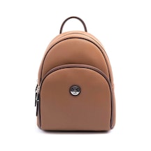 Kadın Silver Polo 1062-46128 Sılver Polo Sırt Çantası M86 Karamel-mat Kahve Çok renkli