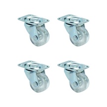 Furç Tablalı Bilyalı Teker - 32mm - Şeffaf Hks239 - 4 Adet Çok Renkli
