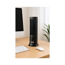 Hepu Hp-f21 Usb Şarjlı Sessiz Kule Tipi Masaüstü Mini Fan