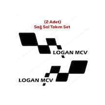 Logan Mcv Kapı Altı Sticker Dacia Logan Sticker Araba Sticker