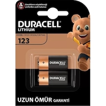 Sh Duracell Cr123 / Cr123a / Cr17345 3 Volt Lityum Pil 2'li Paket Najmaddin