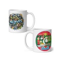 Maldivler Kupa Bardak 2 Adet Seyahat Hatıra Maldives Mug