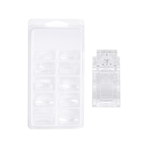 100 Adet Farklı Boyutlarda Hızlı Yapım Sahte Tırnak Uçları Tırnak Sabitleme Klipsi Tırnak Sanatı Seti