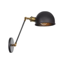 Dylight Retro Rustik Dekoratif Rustik Siyah Mafsallı Duvar Aplik (549277103) Siyah