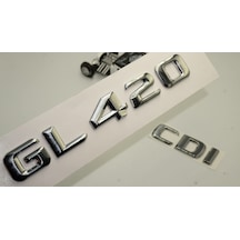 Benz GL 420 CDi Bagaj Krom Metal 3M 3D Yazı Logo