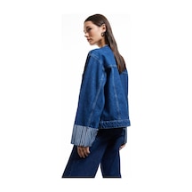 Koton Çift Cepli Bisiklet Yaka Kolları Katlı Düğmeli Denim Ceket Koyu İndigo 5sal50029md Dark Indigo İndigo Koton Çift Cepli Bisiklet Yaka Kolları Katlı Düğmeli Denim Ceket Koyu İndigo 5sal50029md Dark Indigo İndigo