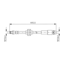 Bosch 1987481668 Fren Hortumu Arka 1681131 Av612282ac
