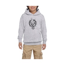 Zepplin Giyim Opeth Type Gri Çocuk Kapşonlu Sweatshirt Gri