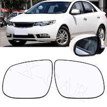 Adet Sol Yan Araba Yan Aynalar Yansıtıcı Lens Dikiz Aynası Lensler Cam Isıtmasız Sol Sağ Kia Forte 2009 2010 2011 2012-2016