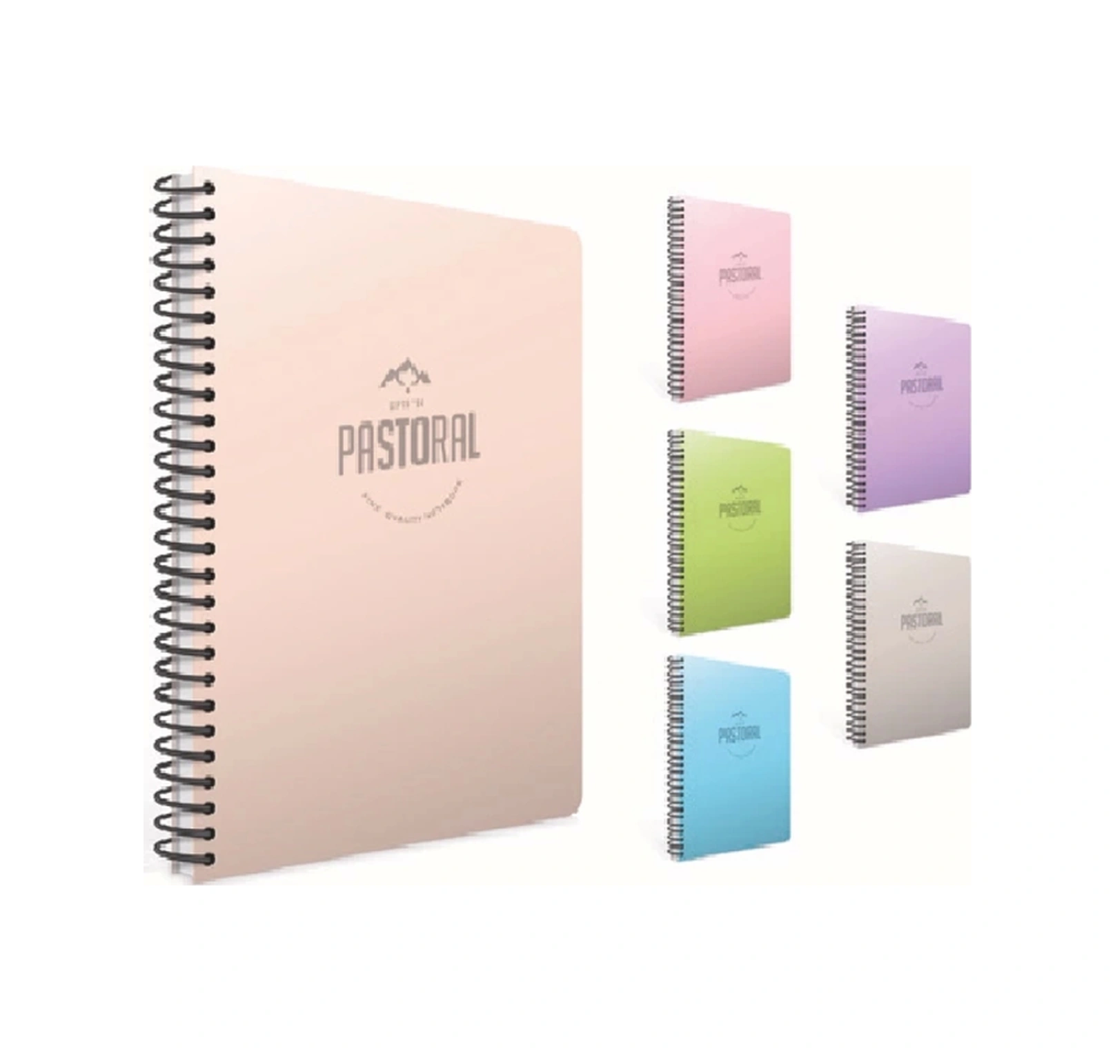 Pastoral Spiralli Pp.kapak A6 80yp. Çizgili Defter