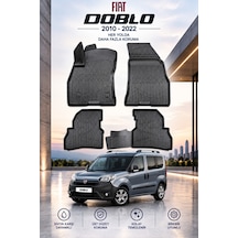 Fiat Doblo 2010-2022 Aracınıza Özel Üretim Havuzlu Paspas Takımı A+ -mod-