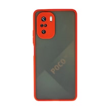 Xiaomi Poco F3 Uyumlu Kılıf Montreal Silikon Kapak - Kırmızı