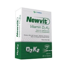 Newvit Vitamin D3k2 Sprey 200 Puf Takviye Edici Gıda 30 Ml