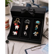 Diş Hekimi Temalı Premium Hediye Seti 6 Renkli