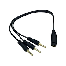 3.5 Mm Stereo 1 Dişi - 3 Erkek 5+1 Ses Sistemi Çevirici Adet / 1 Adet