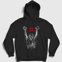 Presmono Unisex Skeleton Cannibal Corpse Kapüşonlu Sweatshirt Siyah