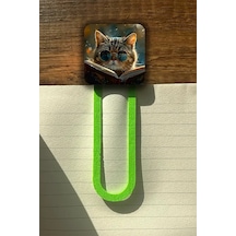 Tarz Kedi Kitap Ayracı