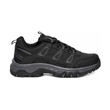 Erkek Outdoor Bağcıklı Kaymaz Taban Sneaker Ayakkabı Siyah