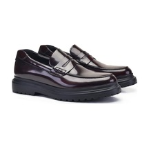 Bordo Açma Erkek Ayakkabı -49101- Bordo
