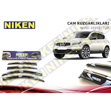 Nissan Qashqai Cam Rüzgarlığı 4Lü Kromlu 2007-2014 Niken