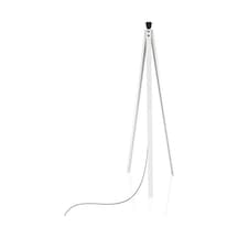 Beyaz Lambader Ayağı Ahşap Tripod Ayak Tesisatlı Ly626