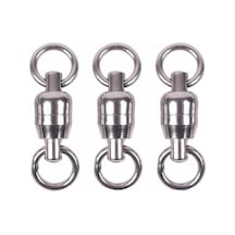 Muqzı Spor Aksesuarı 3 Adet Paslanmaz Çelik Çift Rulman Fırdöndüler Tuzlu Su Olta Takımı Konektörü 6