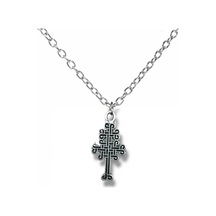 Celtic Cruce Madalyon Haç Figürlü Unisex Metal Kolye 60 Cm Zincirli Gotik Ve Spiritüel Tasarım Çok renkli