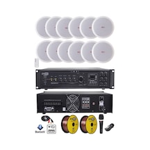 Lastvoice Maxx Paket-6 Tavan Hoparlörü ve 6 Bölgeli Anfi Ses Sist
